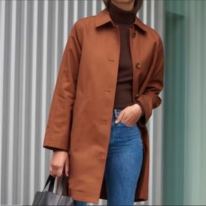 Everlane Cocoa Brown Mac Coat